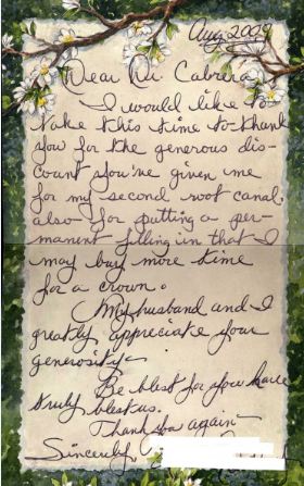 thank you letter