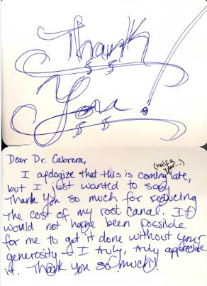 thank you letter