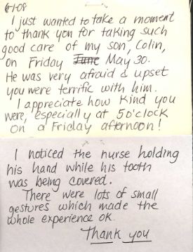 thank you letter