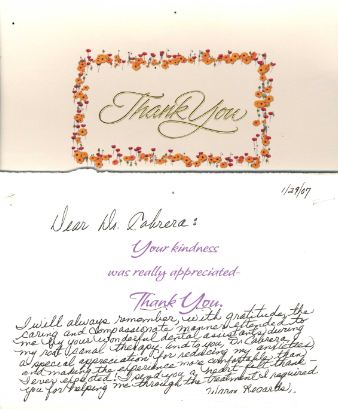 thank you letter