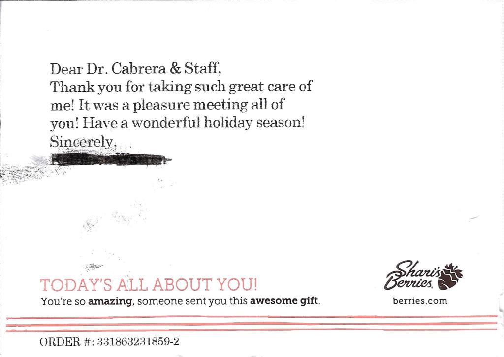 thank you letter