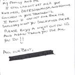 thank you letter