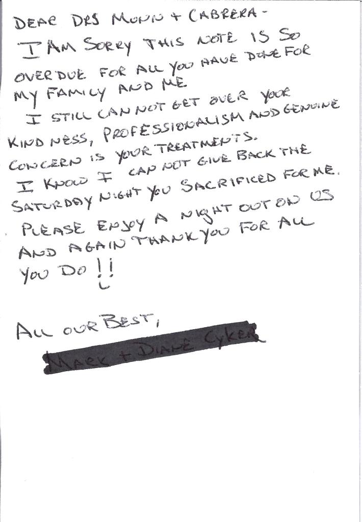 thank you letter