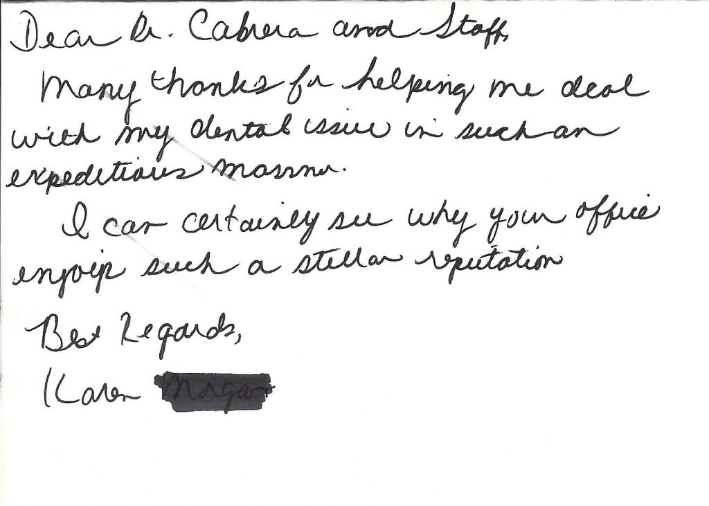 thank you letter
