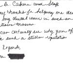thank you letter