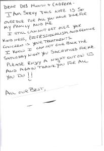 thank you letter