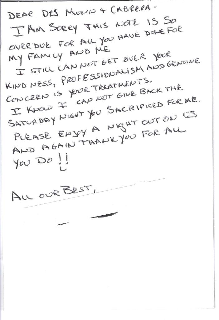 thank you letter