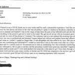 thank you letter