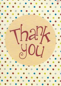thank you letter