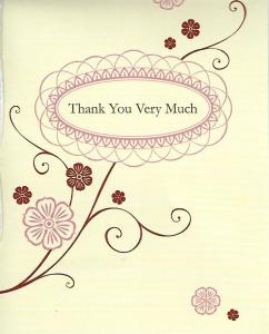 thank you letter